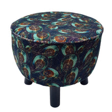 Load image into Gallery viewer, Alma Velvet Armchair and Matching Footstool