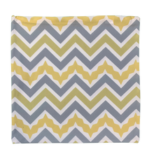 Load image into Gallery viewer, 2 x Yellow Grey White Cushion Covers Short Plush 45 x 45 cm Square Premium Soft Furnishing, Sofas, Beds, Indoor, Outdoor