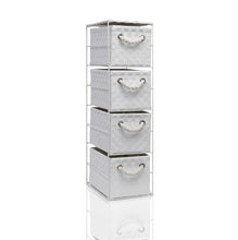 Load image into Gallery viewer, Arpan 4 Drawer Storage Cabinet Unit Ideal for Home/Office/bedrooms (4-Drawer Unit -18x25xH65cm)