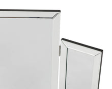 Load image into Gallery viewer, Monroe Silver Tri-fold Mirror