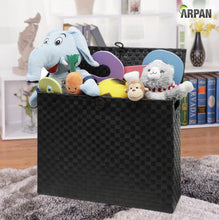Load image into Gallery viewer, Toilet Roll Holder Free Standing Bathroom Multipurpose Storage Unit Polypropylene Woven on Metal Frame, Ideal Addition to Bathroom or Toilets by Arpan
