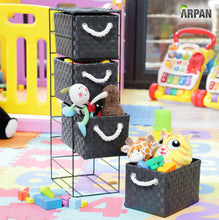 Load image into Gallery viewer, Arpan 4 Drawer Storage Cabinet Unit Ideal for Home/Office/bedrooms (4-Drawer Unit -18x25xH65cm)