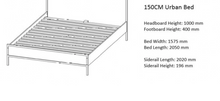 Load image into Gallery viewer, Urban Bed Frame
