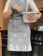 Load image into Gallery viewer, Christmas Reindeer Unisex Apron