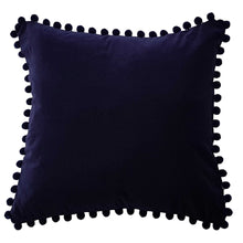 Load image into Gallery viewer, Arabella Velvet Pompom Cushion