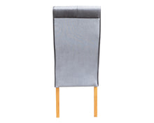 Load image into Gallery viewer, Light Grey Velvet Chairs
