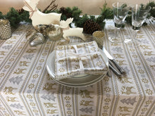 Load image into Gallery viewer, Reindeer Christmas Tablecloth