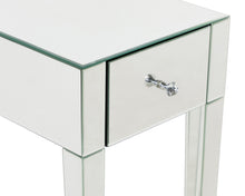 Load image into Gallery viewer, Monroe Silver Mirrored 1 Drawer Bedside Table Set