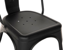 Load image into Gallery viewer, Tolix Style Chair in Black Matte