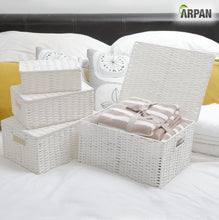 Load image into Gallery viewer, Storage Basket Hamper (Set of 4) Paper Rope by Arpan