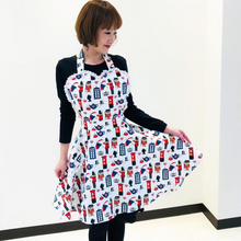 Load image into Gallery viewer, A Very British Baker Womens Retro Apron. British Icons Sweetheart Apron
