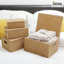 Load image into Gallery viewer, Storage Basket Hamper (Set of 4) Paper Rope by Arpan