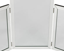 Load image into Gallery viewer, Monroe Silver Tri-fold Mirror