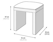 Load image into Gallery viewer, Monroe Silver Mirrored Console Table Set and Stool
