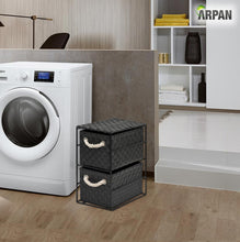 Load image into Gallery viewer, Arpan 2 Drawer Storage Cabinet Unit Ideal for Home/Office/bedrooms (2 Drawer Unit -18x25x33cm)