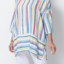 Load image into Gallery viewer, East Athena Stripe Tunic Top