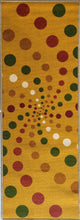 Load image into Gallery viewer, Spiral Dots Light & Spotty Polyester Area Rugs / Runners - Anti-slip Latex backing