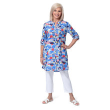 Load image into Gallery viewer, East Silk Mykonos Oversize Shirt Dress/Top