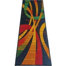Load image into Gallery viewer, Modern Art Black Area Rug Contemporary Polyester Rugs / Runners