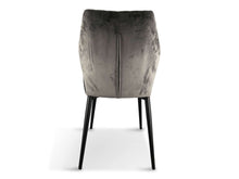 Load image into Gallery viewer, ceramic grey extending dining table with 8 grey dining chairs