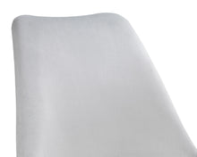 Load image into Gallery viewer, 4 x Lipsey Tulip Style Chairs in Light Grey Velvet