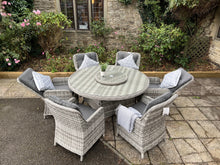 Load image into Gallery viewer, Rattan Garden Furniture Round Dining Set Luxury Premium Garden Furniture Set