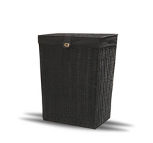Load image into Gallery viewer, Arpan Medium Resin Laundry Clothes Basket with Lid and Lining Storage Basket with Removable Lining