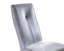 Load image into Gallery viewer, Light Grey Velvet Chairs