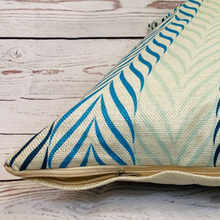 Load image into Gallery viewer, 2 x Premium Cushion Covers Linen 45 x 45 cm Square for Soft Furnishing, Sofas, Beds (Blue / Yellow)