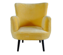 Load image into Gallery viewer, Alma Velvet Armchair and Matching Footstool