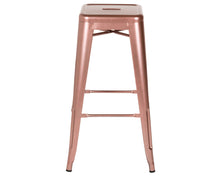 Load image into Gallery viewer, Bar Stool in Shiny Rose Gold