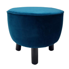 Load image into Gallery viewer, Alma Velvet Armchair and Matching Footstool