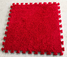 Load image into Gallery viewer, 10pcs EVA Plush Puzzle Area Rug Floor Mats Non Slip Washable Playmat 30 x 30 cm