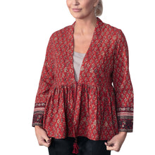 Load image into Gallery viewer, Anokhi Bagru Cotton Booti Print Jacket