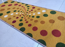 Load image into Gallery viewer, Spiral Dots Light & Spotty Polyester Area Rugs / Runners - Anti-slip Latex backing