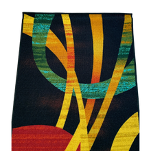 Load image into Gallery viewer, Modern Art Black Area Rug Contemporary Polyester Rugs / Runners