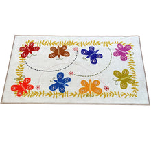 Load image into Gallery viewer, Butterfly Area Rug Polyester Carpet Polyester Non Slip Educational Playmat for Activities Children Room any Flooring 150 x 80 cm