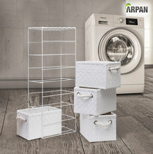 Load image into Gallery viewer, Arpan 4 Drawer Storage Cabinet Unit Ideal for Home/Office/bedrooms (4-Drawer Unit -18x25xH65cm)