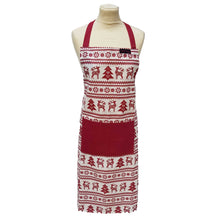 Load image into Gallery viewer, Christmas Reindeer Unisex Apron