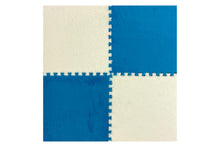 Load image into Gallery viewer, 10pcs EVA Plush Puzzle Area Rug Floor Mats Non Slip Washable Playmat 30 x 30 cm
