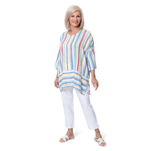 Load image into Gallery viewer, East Athena Stripe Tunic Top