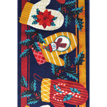 Load image into Gallery viewer, Christmas Gloves Polyester Runners / Area Rug Non-Slip Bright Colours 137x49 cm