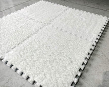 Load image into Gallery viewer, 10pcs EVA Plush Puzzle Area Rug Floor Mats Non Slip Washable Playmat 30 x 30 cm
