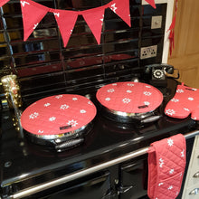 Load image into Gallery viewer, Christmas Aga Mats/Range Warmers/Chefs Lid Covers