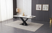 Load image into Gallery viewer, white ceramic dining table