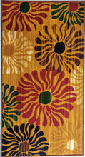 Load image into Gallery viewer, Colourful Wild Flowers Design Polyester Rugs - Anti-slip with latex backing