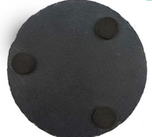 Load image into Gallery viewer, Set of 4 Black Slate Coasters