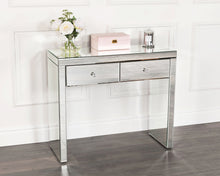 Load image into Gallery viewer, Monroe Silver Mirrored Console Table