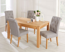 Load image into Gallery viewer, Devonshire Natural Solid Oak Rectangular Dining Table