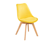 Load image into Gallery viewer, 4 x Lipsey Tulip Style Chair in Mustard Yellow Velvet
